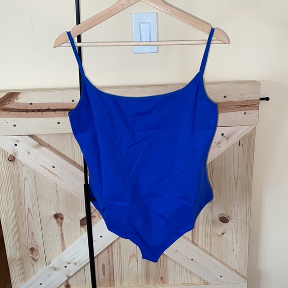 Free People Strappy Basique bodysuit in blue - Picture 3 of 10